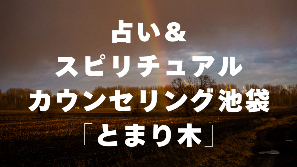 池袋付近当たると噂の占い『占い＆スピリチュアルカウンセリング池袋「とまり木」』